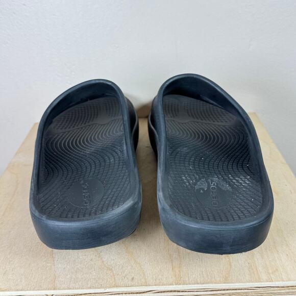 OOFOS Men’s WOMEN'S OOAHH SLIDE SANDAL - BLACK Size 10/12 - Picture 3 of 7